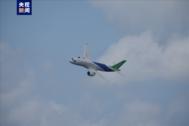 国产大飞机C919开启东南亚演示飞行(图1)
