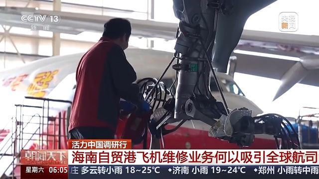 活力中国调研行丨全球都有“回头客”自贸港一站式修飞机有哪些新升级?(图1)