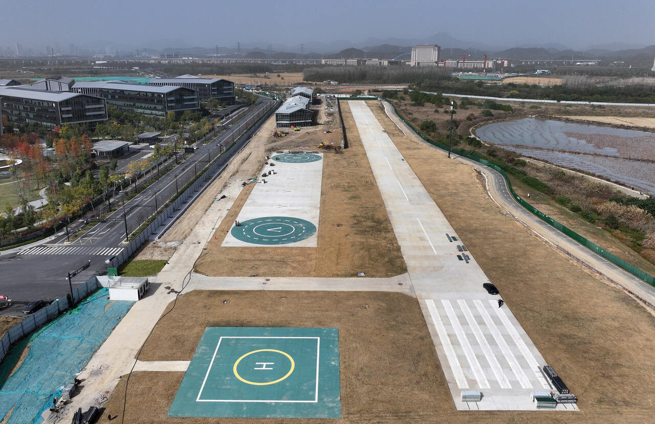 001号牌照落地余杭！浙江首个民用无人机机场启航(图2)