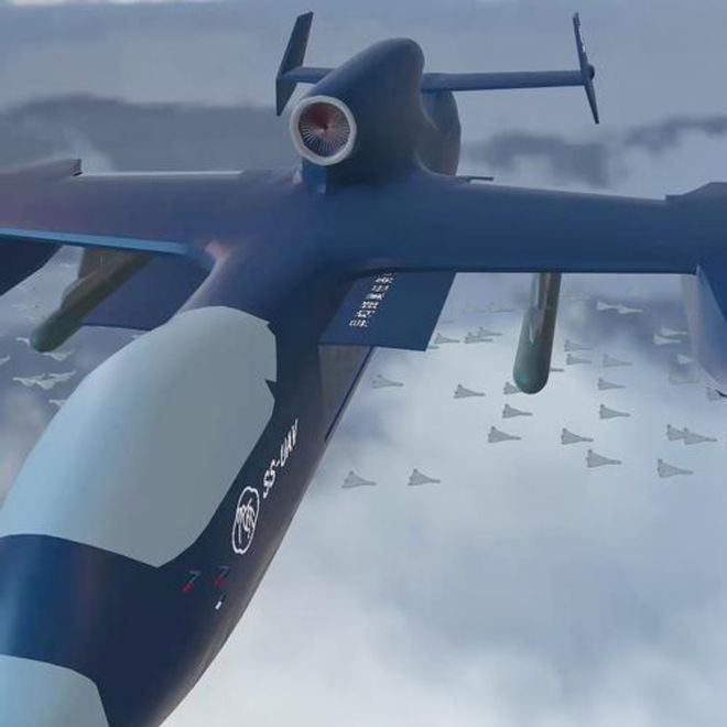 “空中航母”九天无人机成功首飞!可携6吨武器飞抵关岛再飞回(图9)