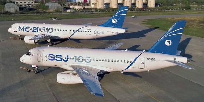 俄罗斯：MC-21和SJ-100飞机将于2026年交付(图1)