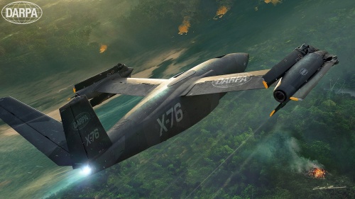 贝尔公司的X-76折叠旋翼飞机成为美国国防高级研究计划局最新X系列飞机(图1)